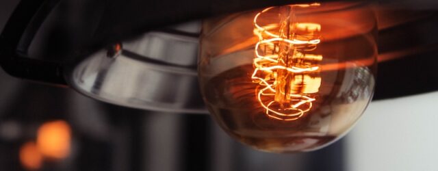 Glödlampa med vacker nyans